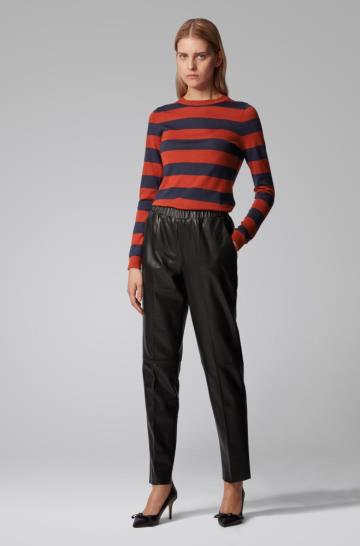 Sweter BOSS Slim Fit Patterned Damskie (Pl00622)